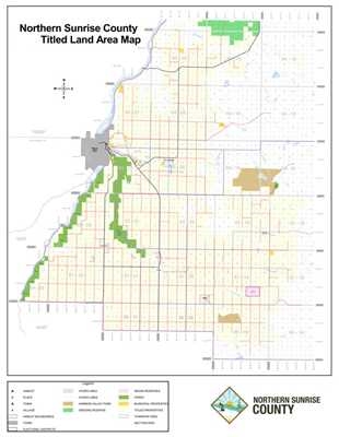 Northern Sunrise Municipal District Landownership Map Md County