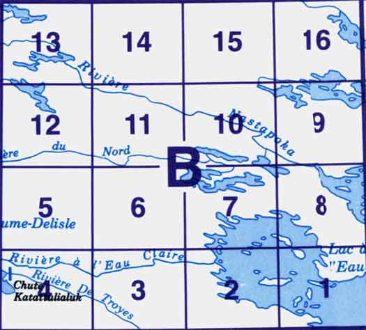 Canada Topo Maps Nts Block 034b Map Town 8171