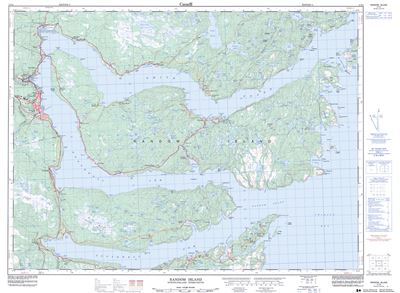 002C04 - RANDOM ISLAND - Topographic Map