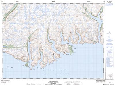 011P10 - CAPE LA HUNE - Topographic Map