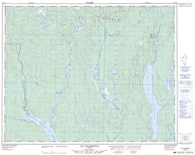 022O05 - LAC GRANDMESNIL - Topographic Map