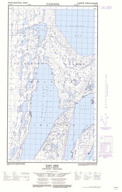 034D06E - EAST ARM - Topographic Map