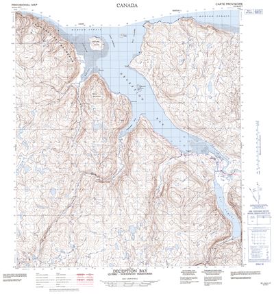 035J02 DECEPTION BAY Topographic Map   035J02 2T 