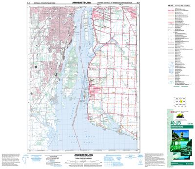 040J03 AMHERSTBURG Topographic Map   040J03 2T 