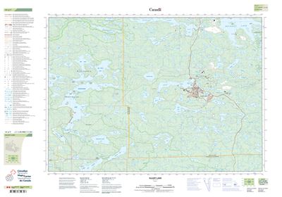 041J07 ELLIOT LAKE Topographic Map   041J07 2T 