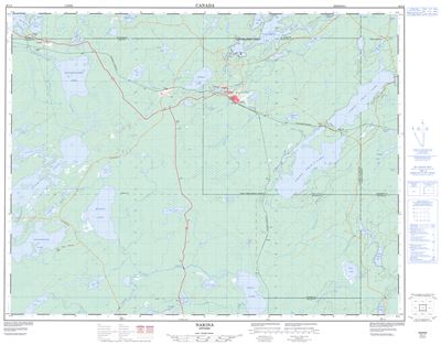 042L02 - NAKINA - Topographic Map