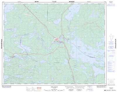 052K11 - EAR FALLS - Topographic Map