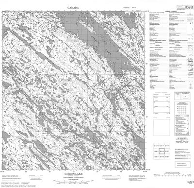 055N06 GIBSON LAKE Topographic Map   055N06 2T 