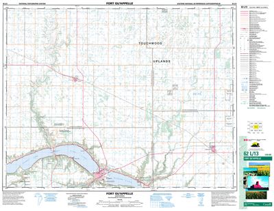 062L13 - FORT QU'APPELLE - Topographic Map