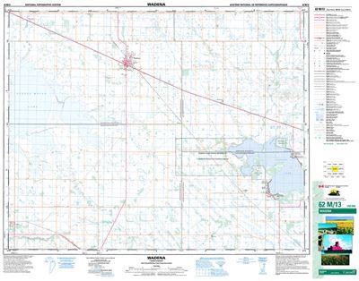 062M13 - WADENA - Topographic Map