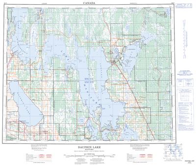 062O - DAUPHIN LAKE - Topographic Map