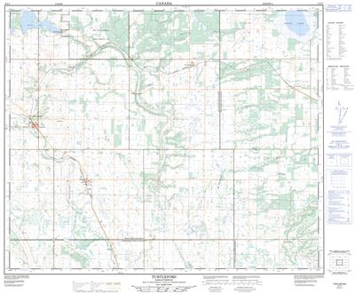 073F07 - TURTLEFORD - Topographic Map