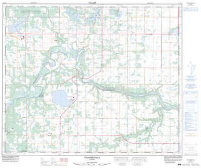 083G08 - TELFORDVILLE - Topographic Map