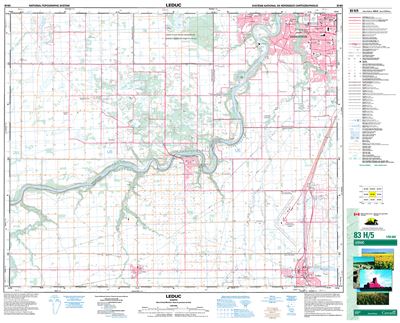 083H05 - LEDUC - Topographic Map