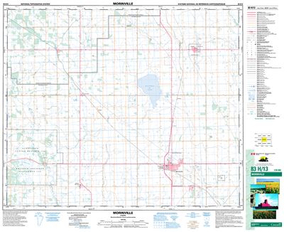 083H13 - MORINVILLE - Topographic Map