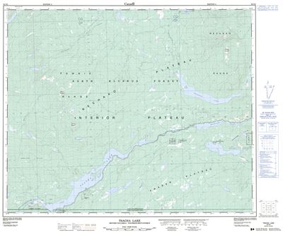 093f02 - Tsacha Lake - Topographic Map