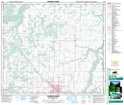 093P16 - DAWSON CREEK - Topographic Map