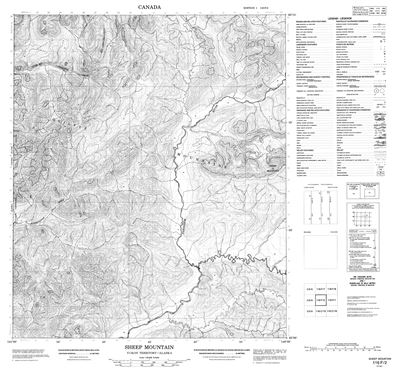 116F02 - SHEEP MOUNTAIN - Topographic Map