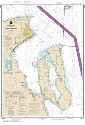 NOAA Chart 18464. Port Townsend Nautical Chart. NOAA charts portray ...