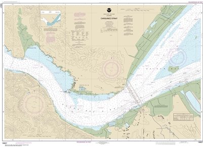 chart carquinez strait nautical