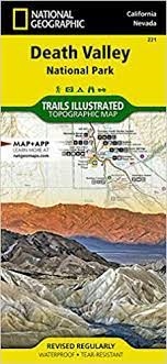 Death Valley National Park Trails Illustrated Map. Places found on this ...