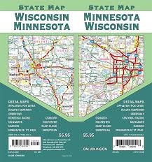 Detailed road map including ares Oshkosh, Rochester, Saint Cloud, and ...