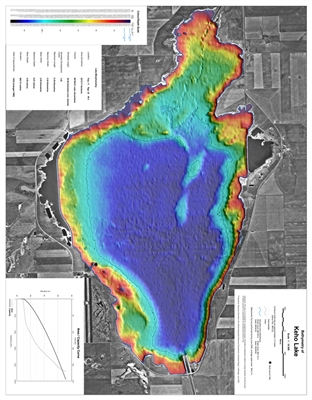 Keho Lake Bathymetric Chart