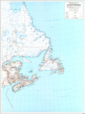 Atlantic Provinces Base Map